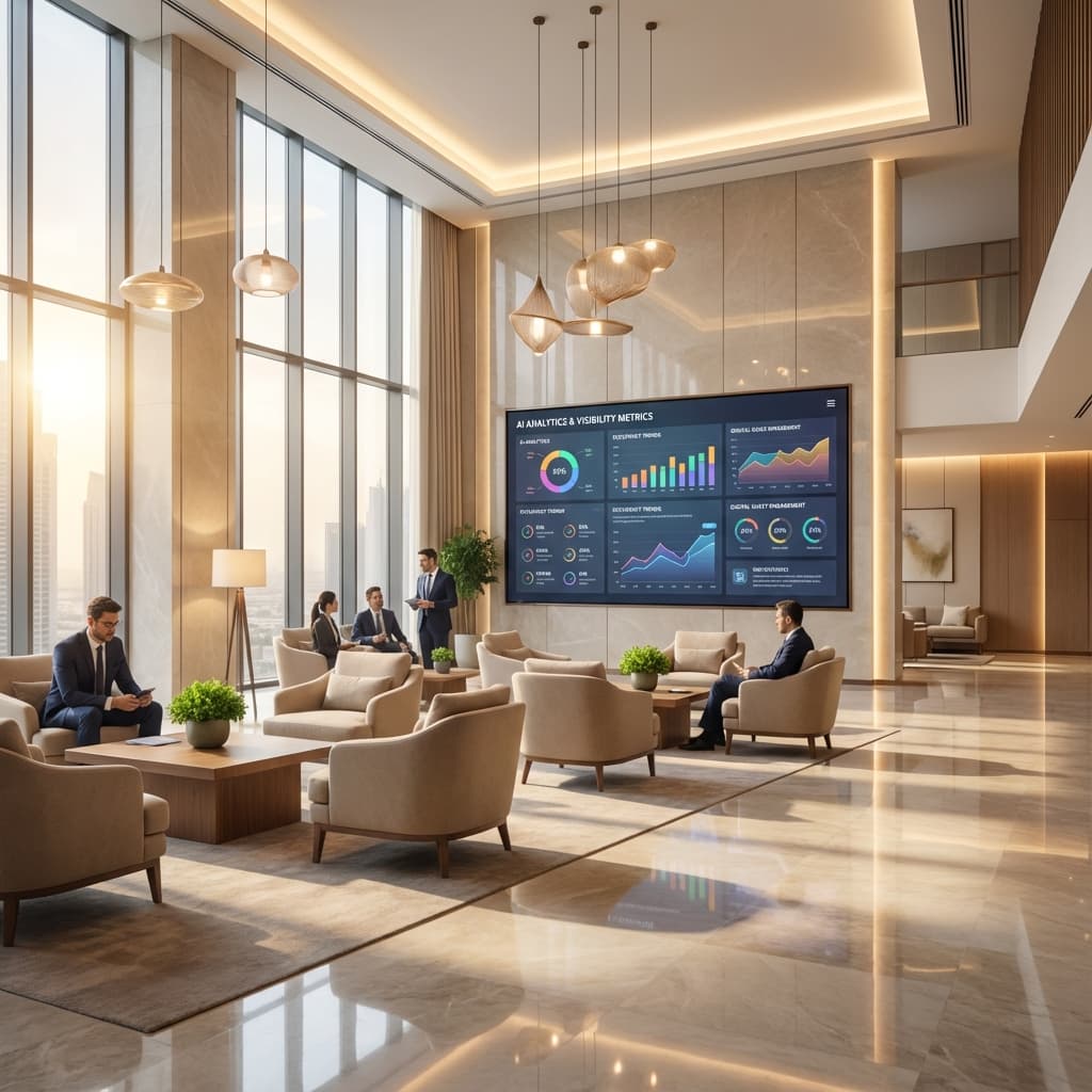 AI-powered hotel management dashboard